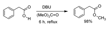碳酸二甲酯對(duì)苯乙酸進(jìn)行甲基化