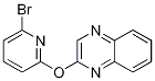 2-(6-Bromo-pyridin-2-yloxy)-quinoxaline Struktur