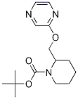 2-(Pyrazin-2-yloxymethyl)-piperidine-1-carboxylic acid tert-butyl ester Struktur