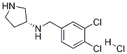 (3,4-Dichloro-benzyl)-(R)-pyrrolidin-3-yl-amine hydrochloride Struktur