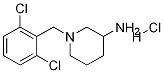 1-(2,6-Dichloro-benzyl)-piperidin-3-ylamine hydrochloride Struktur