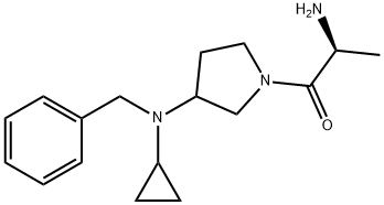 (S)-2-AMino-1-[3-(benzyl-cyclopropyl-aMino)-pyrrolidin-1-yl]-propan-1-one Struktur