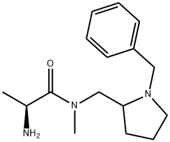 (S)-2-AMino-N-(1-benzyl-pyrrolidin-2-ylMethyl)-N-Methyl-propionaMide Struktur