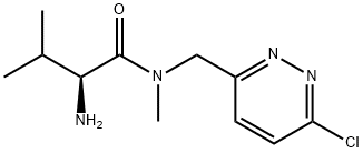 (S)-2-AMino-N-(6-chloro-pyridazin-3-ylMethyl)-3,N-diMethyl-butyraMide Struktur