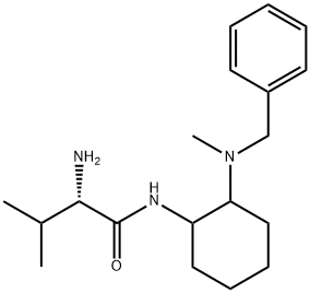 (S)-2-AMino-N-[2-(benzyl-Methyl-aMino)-cyclohexyl]-3-Methyl-butyraMide Struktur