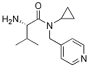 (S)-2-AMino-N-cyclopropyl-3-Methyl-N-pyridin-4-ylMethyl-butyraMide Struktur