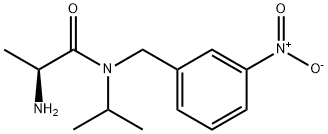 (S)-2-AMino-N-isopropyl-N-(3-nitro-benzyl)-propionaMide Struktur