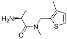 (S)-2-AMino-N-Methyl-N-(3-Methyl-thiophen-2-ylMethyl)-propionaMide Struktur