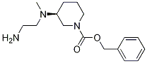 (S)-3-[(2-AMino-ethyl)-Methyl-aMino]-piperidine-1-carboxylic acid benzyl ester Struktur