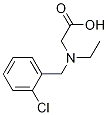 [(2-Chloro-benzyl)-ethyl-aMino]-acetic acid Struktur