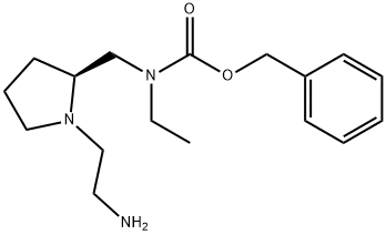 [(S)-1-(2-AMino-ethyl)-pyrrolidin-2-ylMethyl]-ethyl-carbaMic acid benzyl ester Struktur