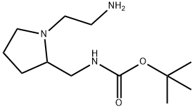 [1-(2-AMino-ethyl)-pyrrolidin-2-ylMethyl]-carbaMic acid tert-butyl ester Struktur