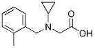 [Cyclopropyl-(2-Methyl-benzyl)-aMino]-acetic acid Struktur