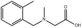 [Methyl-(2-Methyl-benzyl)-aMino]-acetic acid Struktur