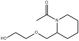 1-[2-(2-Hydroxy-ethoxyMethyl)-piperidin-1-yl]-ethanone Struktur