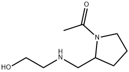 1-{2-[(2-Hydroxy-ethylaMino)-Methyl]-pyrrolidin-1-yl}-ethanone Struktur