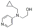 2-(Cyclopropyl-pyridin-4-ylMethyl-aMino)-ethanol Struktur