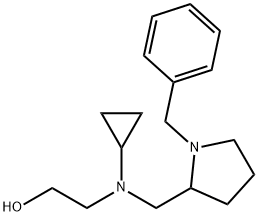 2-[(1-Benzyl-pyrrolidin-2-ylMethyl)-cyclopropyl-aMino]-ethanol Struktur