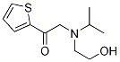 2-[(2-Hydroxy-ethyl)-isopropyl-aMino]-1-thiophen-2-yl-ethanone Struktur