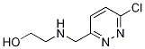 2-[(6-Chloro-pyridazin-3-ylMethyl)-aMino]-ethanol Struktur