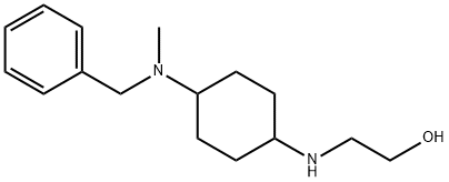 2-[4-(Benzyl-Methyl-aMino)-cyclohexylaMino]-ethanol Struktur