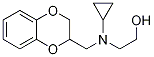 2-[Cyclopropyl-(2,3-dihydro-benzo[1,4]dioxin-2-ylMethyl)-aMino]-ethanol Struktur