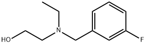 2-[Ethyl-(3-fluoro-benzyl)-aMino]-ethanol Struktur