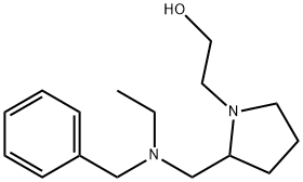 2-{2-[(Benzyl-ethyl-aMino)-Methyl]-pyrrolidin-1-yl}-ethanol Struktur