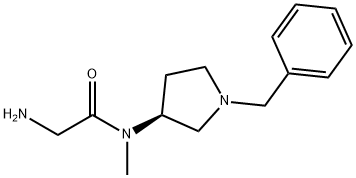 2-AMino-N-((S)-1-benzyl-pyrrolidin-3-yl)-N-Methyl-acetaMide Struktur