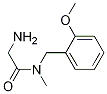 2-AMino-N-(2-Methoxy-benzyl)-N-Methyl-acetaMide Struktur