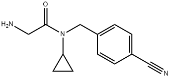 2-AMino-N-(4-cyano-benzyl)-N-cyclopropyl-acetaMide Struktur