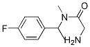 2-AMino-N-[1-(4-fluoro-phenyl)-ethyl]-N-Methyl-acetaMide Struktur