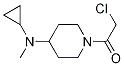 2-Chloro-1-[4-(cyclopropyl-Methyl-aMino)-piperidin-1-yl]-ethanone Struktur