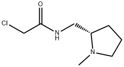 2-Chloro-N-((S)-1-Methyl-pyrrolidin-2-ylMethyl)-acetaMide Struktur