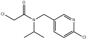 2-Chloro-N-(6-chloro-pyridin-3-ylMethyl)-N-isopropyl-acetaMide Struktur