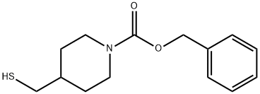 4-MercaptoMethyl-piperidine-1-carboxylic acid benzyl ester Struktur