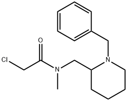 N-(1-Benzyl-piperidin-2-ylMethyl)-2-chloro-N-Methyl-acetaMide Struktur