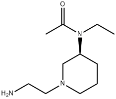 N-[(S)-1-(2-AMino-ethyl)-piperidin-3-yl]-N-ethyl-acetaMide Struktur