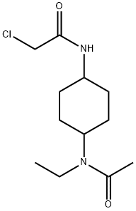 N-[4-(Acetyl-ethyl-aMino)-cyclohexyl]-2-chloro-acetaMide Struktur