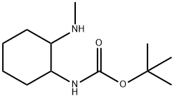 (2-MethylaMino-cyclohexyl)-carbaMic acid tert-butyl ester Struktur