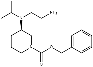 (R)-3-[(2-AMino-ethyl)-isopropyl-aMino]-piperidine-1-carboxylic acid benzyl ester Struktur