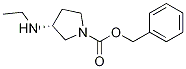 (R)-3-EthylaMino-pyrrolidine-1-carboxylic acid benzyl ester Struktur