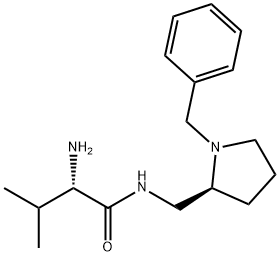 (S)-2-AMino-N-((S)-1-benzyl-pyrrolidin-2-ylMethyl)-3-Methyl-butyraMide Struktur