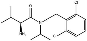 (S)-2-AMino-N-(2,6-dichloro-benzyl)-N-isopropyl-3-Methyl-butyraMide Struktur