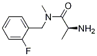 (S)-2-AMino-N-(2-fluoro-benzyl)-N-Methyl-propionaMide Struktur