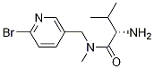 (S)-2-AMino-N-(6-broMo-pyridin-3-ylMethyl)-3,N-diMethyl-butyraMide Struktur