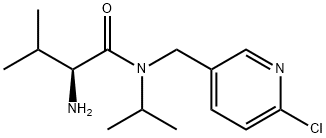 (S)-2-AMino-N-(6-chloro-pyridin-3-ylMethyl)-N-isopropyl-3-Methyl-butyraMide Struktur