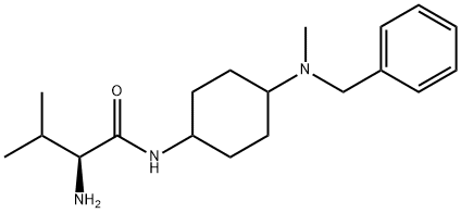 (S)-2-AMino-N-[4-(benzyl-Methyl-aMino)-cyclohexyl]-3-Methyl-butyraMide Struktur