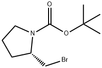 (S)-2-BroMoMethyl-pyrrolidine-1-carboxylic acid tert-butyl ester Struktur