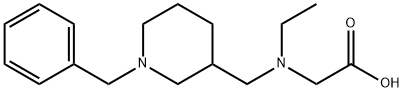 [(1-Benzyl-piperidin-3-ylMethyl)-ethyl-aMino]-acetic acid Struktur